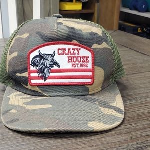 Boys cowboy youth Crazy House Trucker cap.